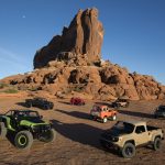 2016 Moab Easter JeepÂ® Safari concepts (from left to right): Je